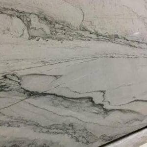 Opus White Quartzite Countertops