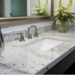 Detailed Estimate Form 4 Countertops United Granite New Jersey, New York, Bathroom with Granite Countertop 1 - United Granite New Jersey - Countertops