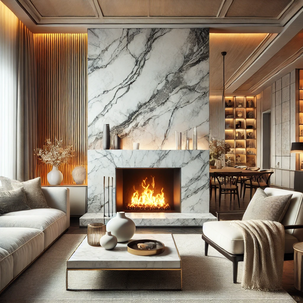 NATURAL FIREPLACE MARBLE STONE